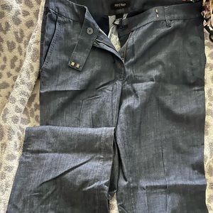 White House black market wide leg trousers